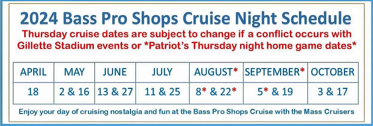 cruise night schedule