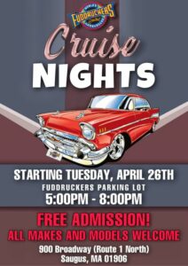 MA - Saugus - Fuddruckers Cruise Nights @ Fuddruckers Saugus | Saugus | Massachusetts | United States