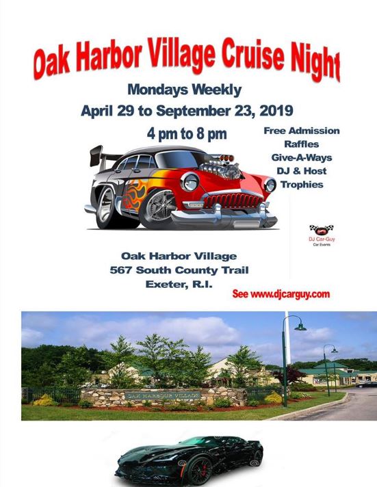 RI Exeter Oak Harbor Village Cruise Night