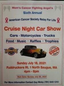 MA - North Saugus - Mom's Cancer Fighting Angels Cruise Night Car Show @ Saugus Fuddruckers | Saugus | Massachusetts | United States