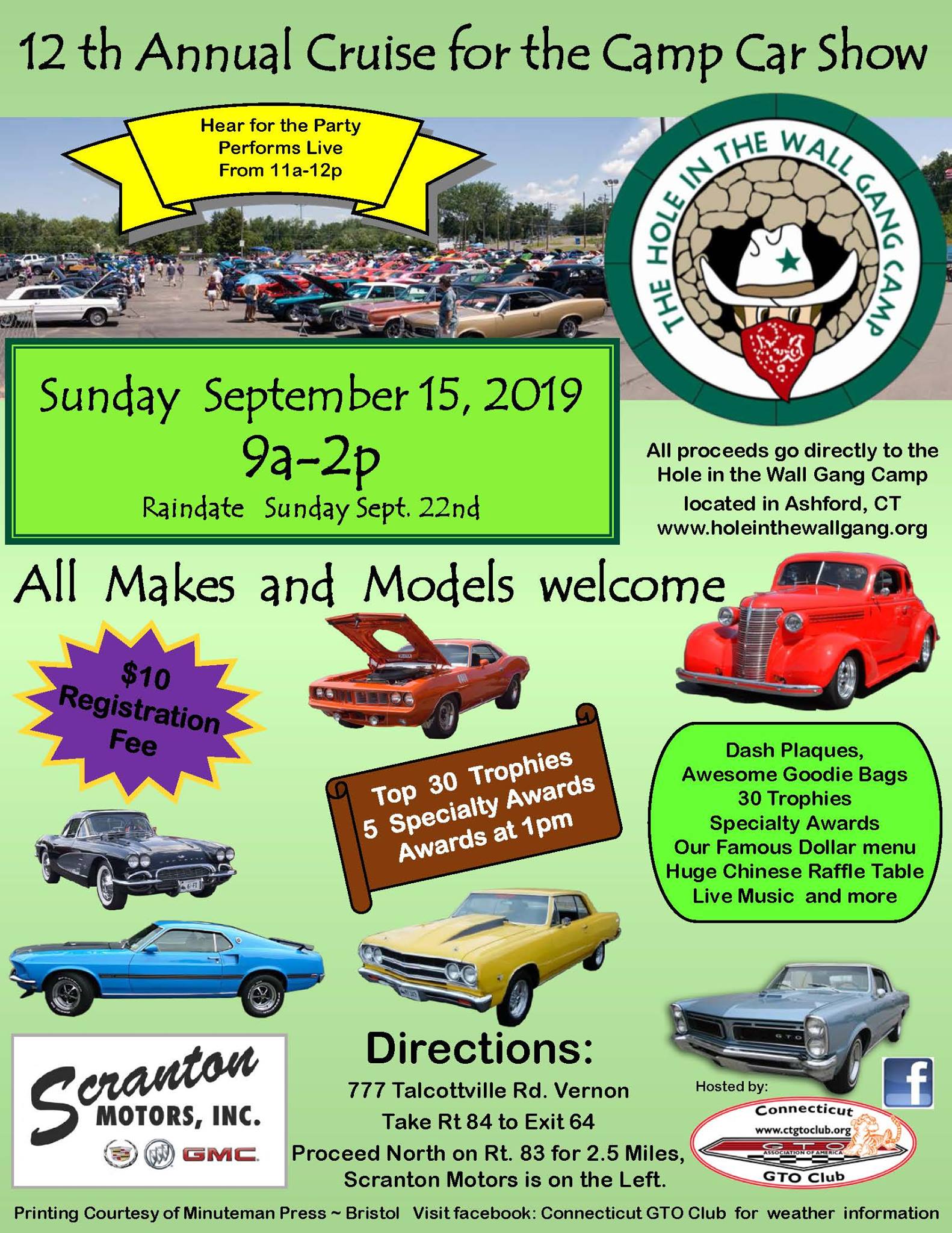 CT Vernon Annual Cruise for the Camp Car Show