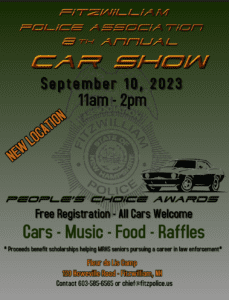NH - Fitzwilliam - Police Association Annual Car Show @ Fleur-de-Lis camp | Fitzwilliam | New Hampshire | United States