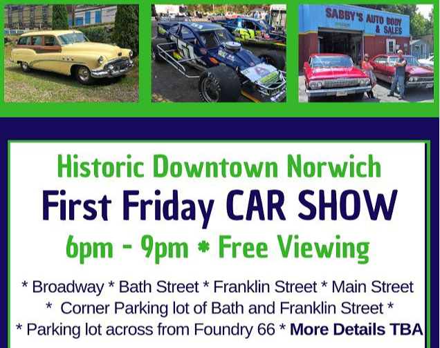 CT Norwich First Friday Car Show
