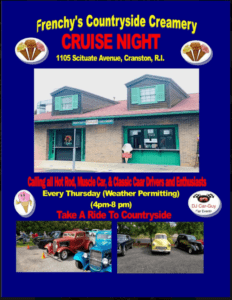 RI - Cranston - Ice Cream and Cruise-In @ Frenchy's Countryside Creamery | Cranston | Rhode Island | United States