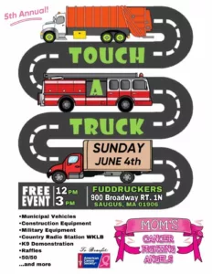 MA - Saugus - Moms Cancer fighting Angel's Touch a Truck @ Fudrucker's Saugus Rt1 | Saugus | Massachusetts | United States