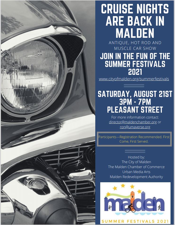 MA Malden Summer Festival Cruise Night