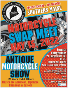 ME - Cornish - Southern Maine Swap Meet and Antique Motorcycle show @ Cornish Fairgrounds and Race Track | Cornish | Maine | United States