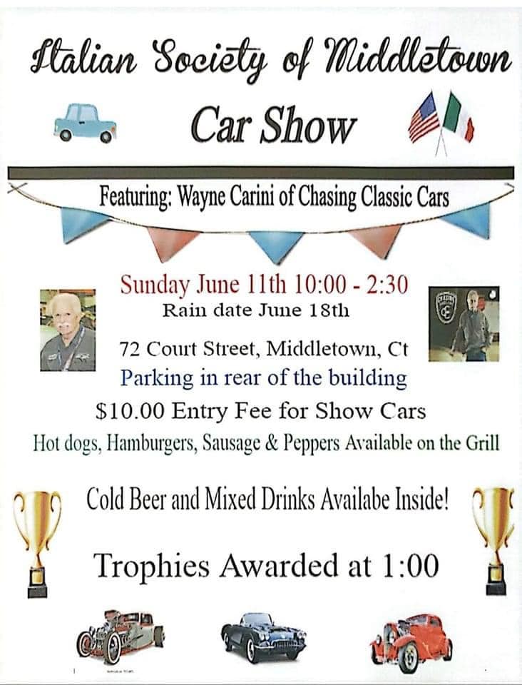 CT Middletown Italian Society Car Show