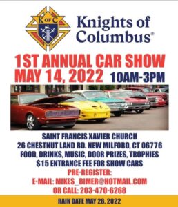 CT - New Milford - KofC Annual Car Show @ Saint Francis Xavier Church | New Milford | Connecticut | United States