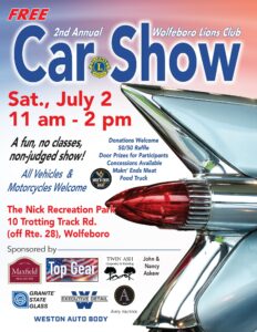 NH Wolfborough - Annual Wolfborough Lions Club Car Show @ The Nick Recreation Park | Wolfeboro | New Hampshire | United States