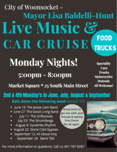 RI - Woonsocket - Live Music and Car Cruise @ Market Square | Woonsocket | Rhode Island | United States
