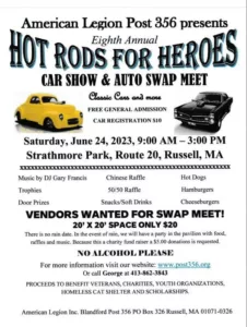 MA - Russell - Hot Rods For Heroes Car Show and Swap Meet @ Strathmore Park | Russell | Massachusetts | United States