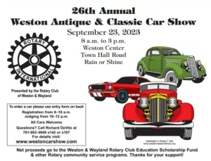 MA - Weston - Rotary Car Show @ Weston | Massachusetts | United States